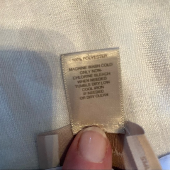 Loft extra small sleeveless top.  White with black detail. - Picture 6 of 7